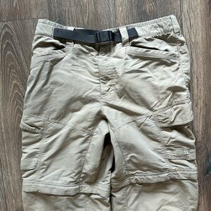 Mens North Face Cargo Pants & Shorts, Khaki size M